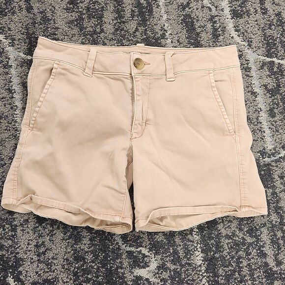 American Eagle Midi Super Stretch Shorts 6 - Picture 1 of 7